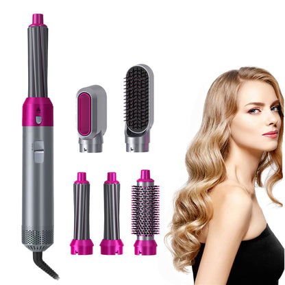 Airwrap 5 in 1 Hair Dryer Hot Comb Set Professional
